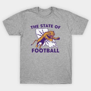 The State of Football // Vintage Tiger Purple and Gold T-Shirt